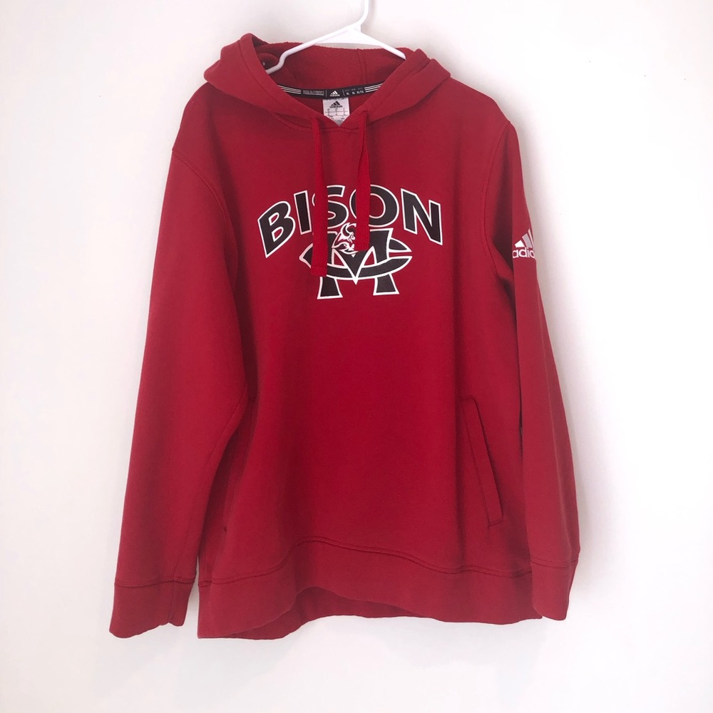 Adidas Bison MC Red XL Hoodie